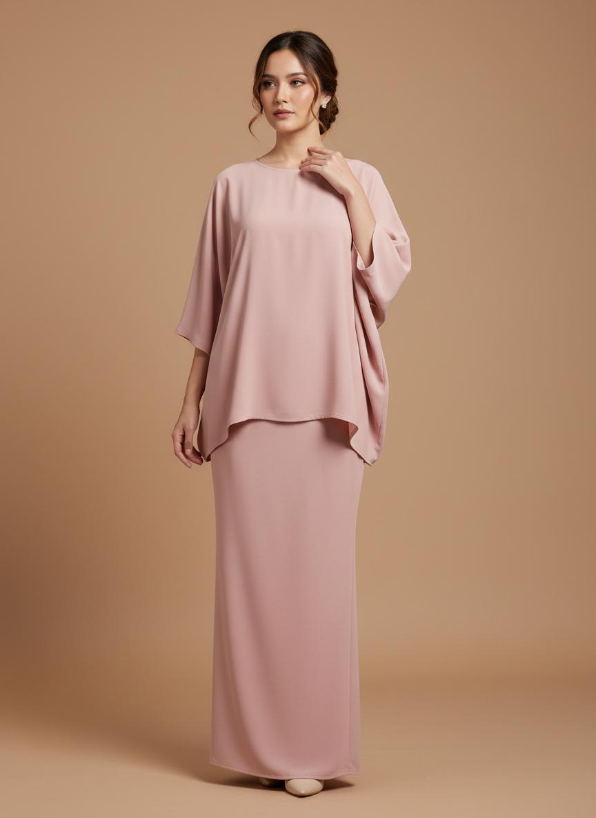 Emily Kurung in Pink